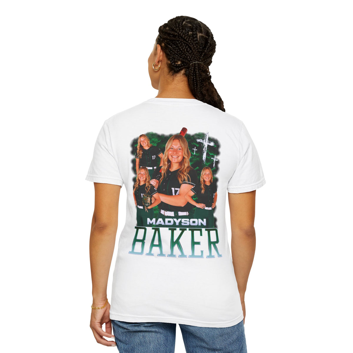 Madyson Baker Logo Front & Back Premium Tee
