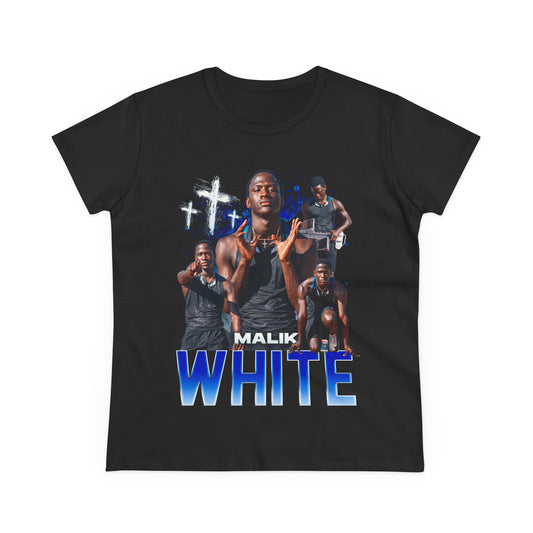 Malik White Faith Based Women's Tee