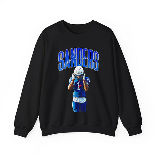 J'Marion Sanders Curved Combo Crewneck Sweatshirt