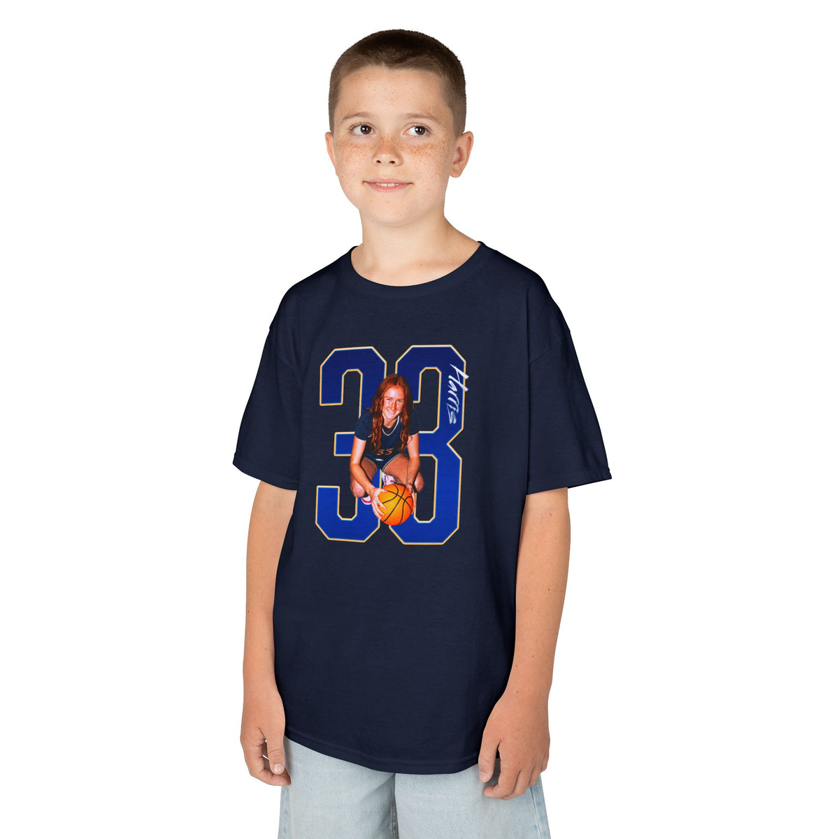 Addison Harris Player Icon Number Kids Tee