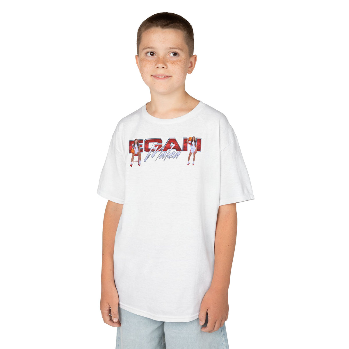 Malea Egan Big Last Name Kids Tee