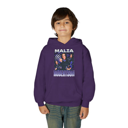 Malia Robertson White & Combo Colored Kids Hoodie
