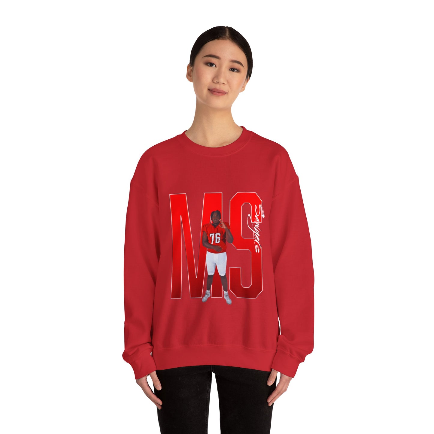 Myles Sawyers Player Icon Initials Crewneck Sweatshirt