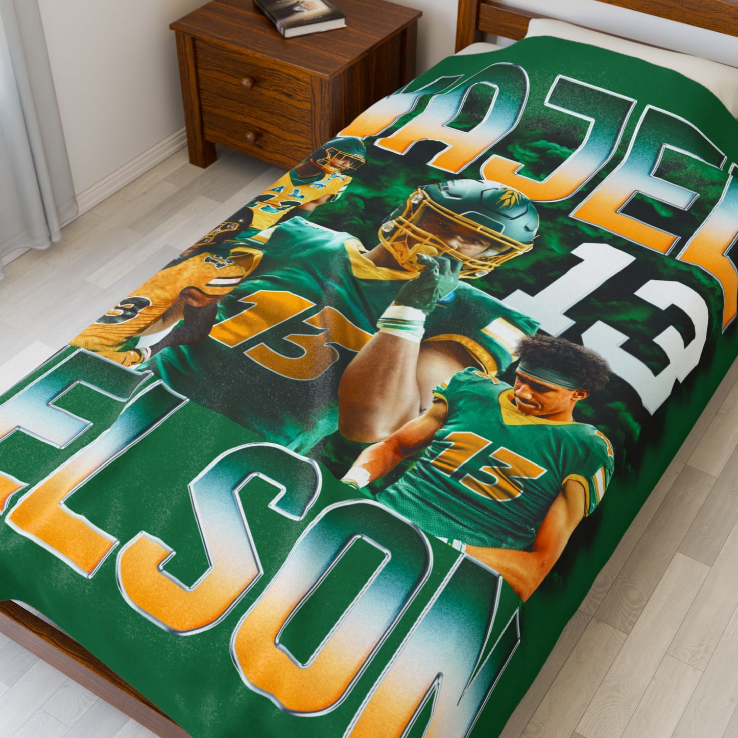 Najee Nelson 60"-80" Plush Blanket