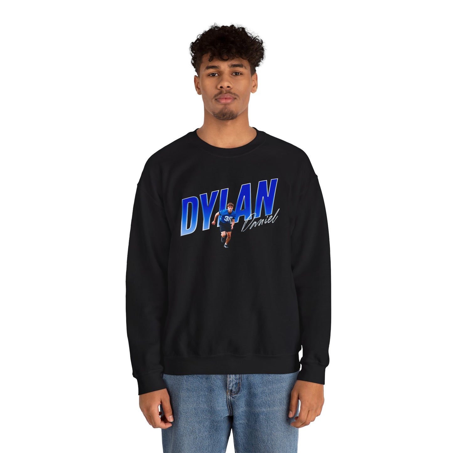 Dylan Cleary Cursive Combo Colored Crewneck Sweatshirt