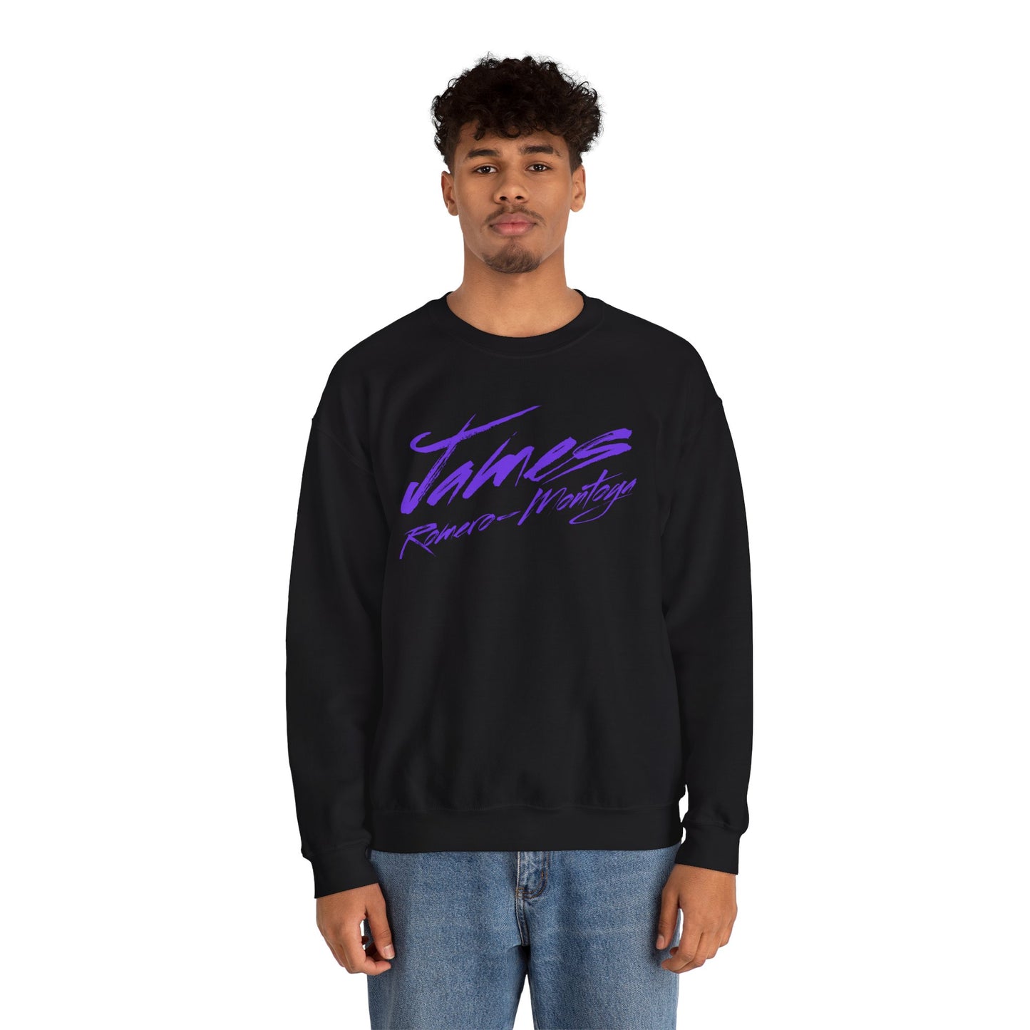 James Romero-Montoya Cursive Crewneck Sweatshirt