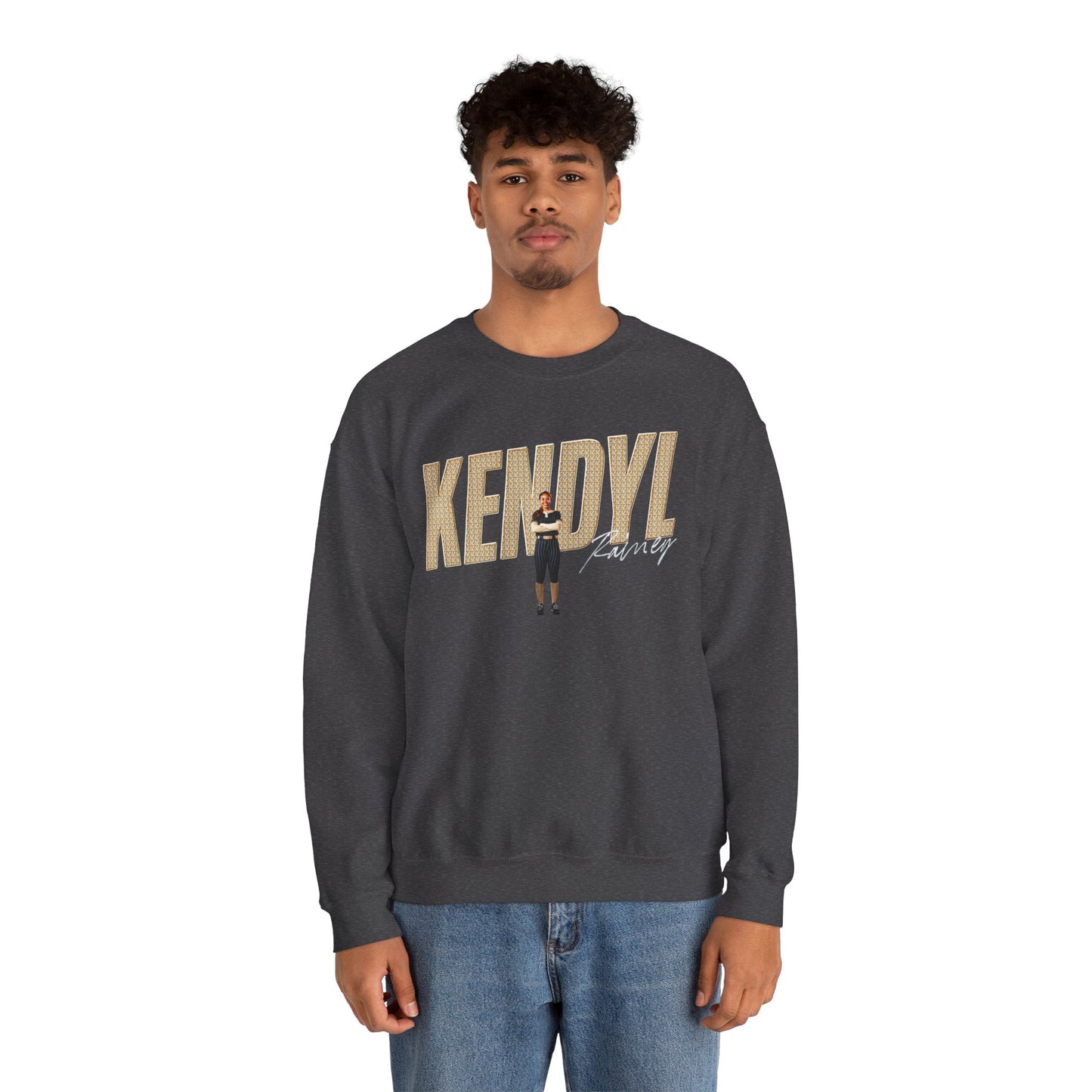 Kendyl Rainey Cursive Combo Crewneck Sweatshirt