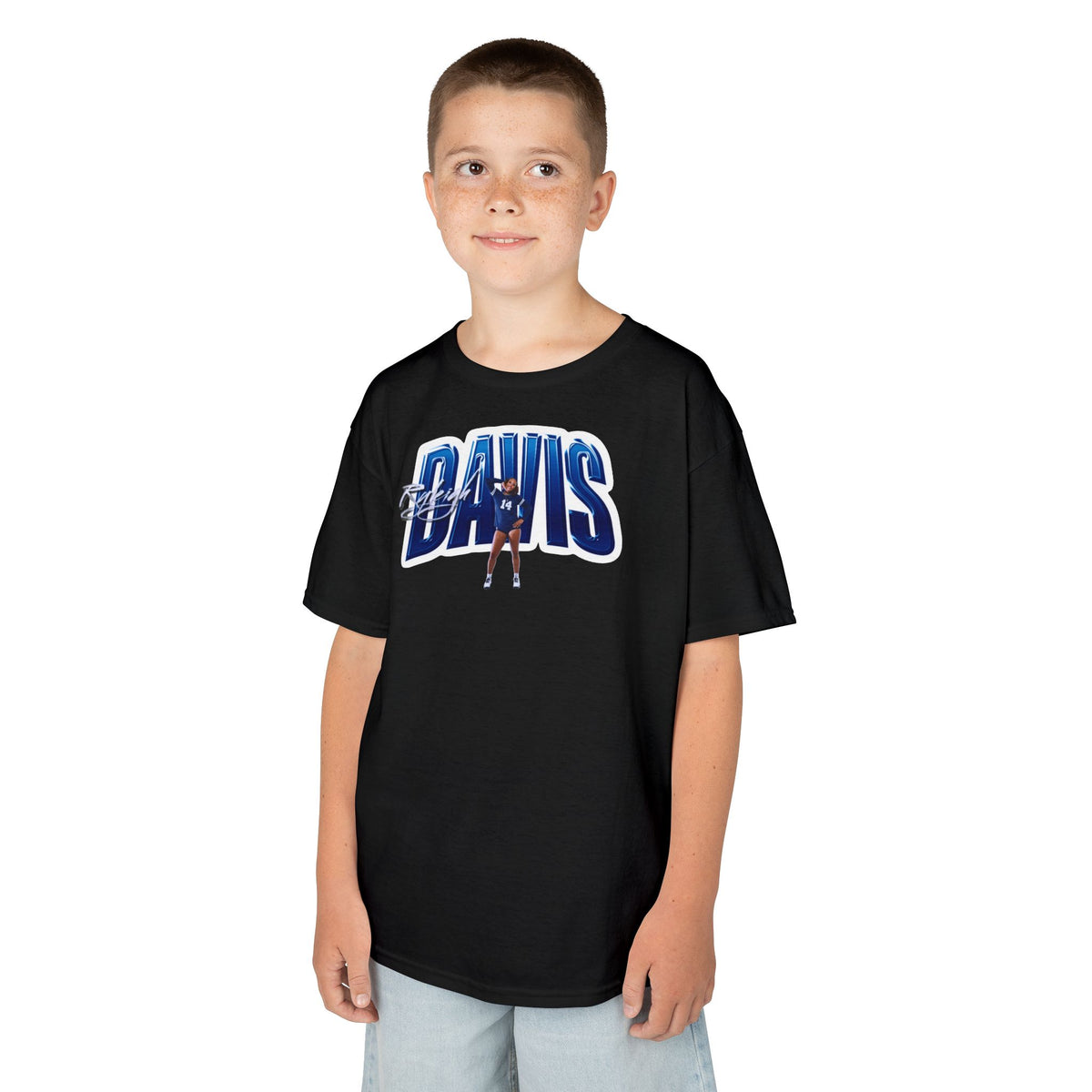 Ryleigh Davis Curved Combo Colored Kids Tee