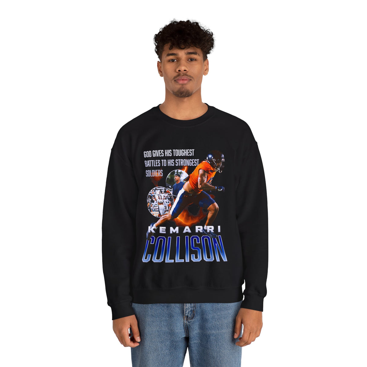 Kemarri Collison Featured Quote Crewneck Sweatshirt