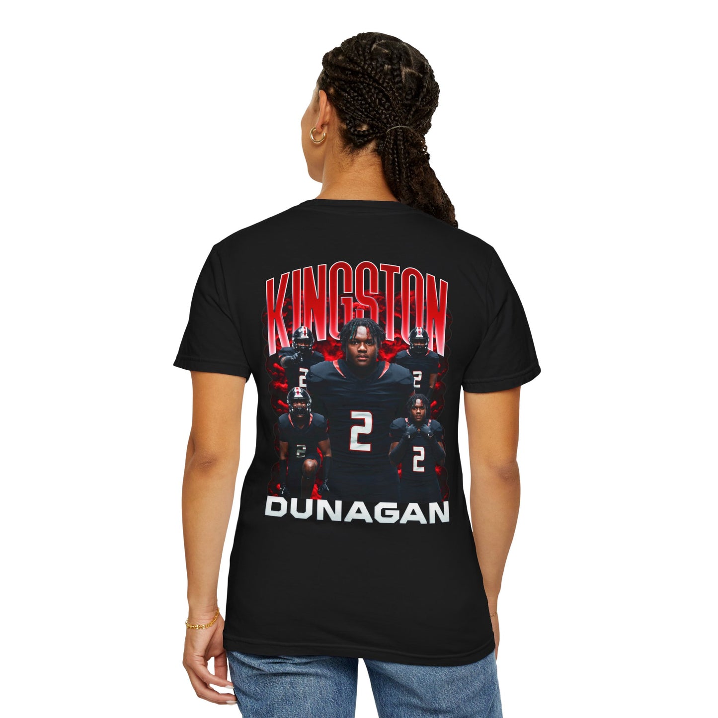 Kingston Dunagan Logo Front & Back Premium Tee