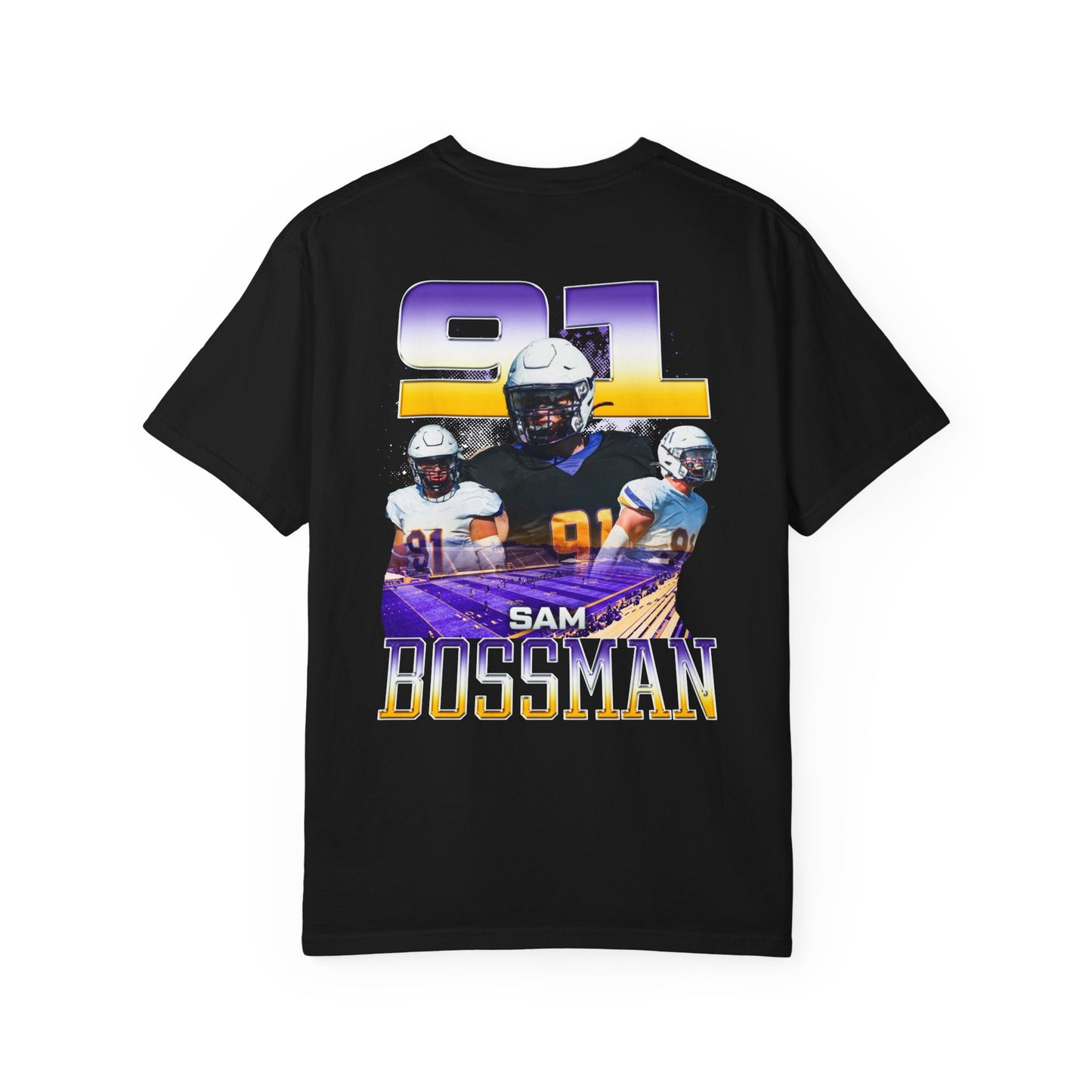 Sam Bossman Logo Front & Back Premium Tee