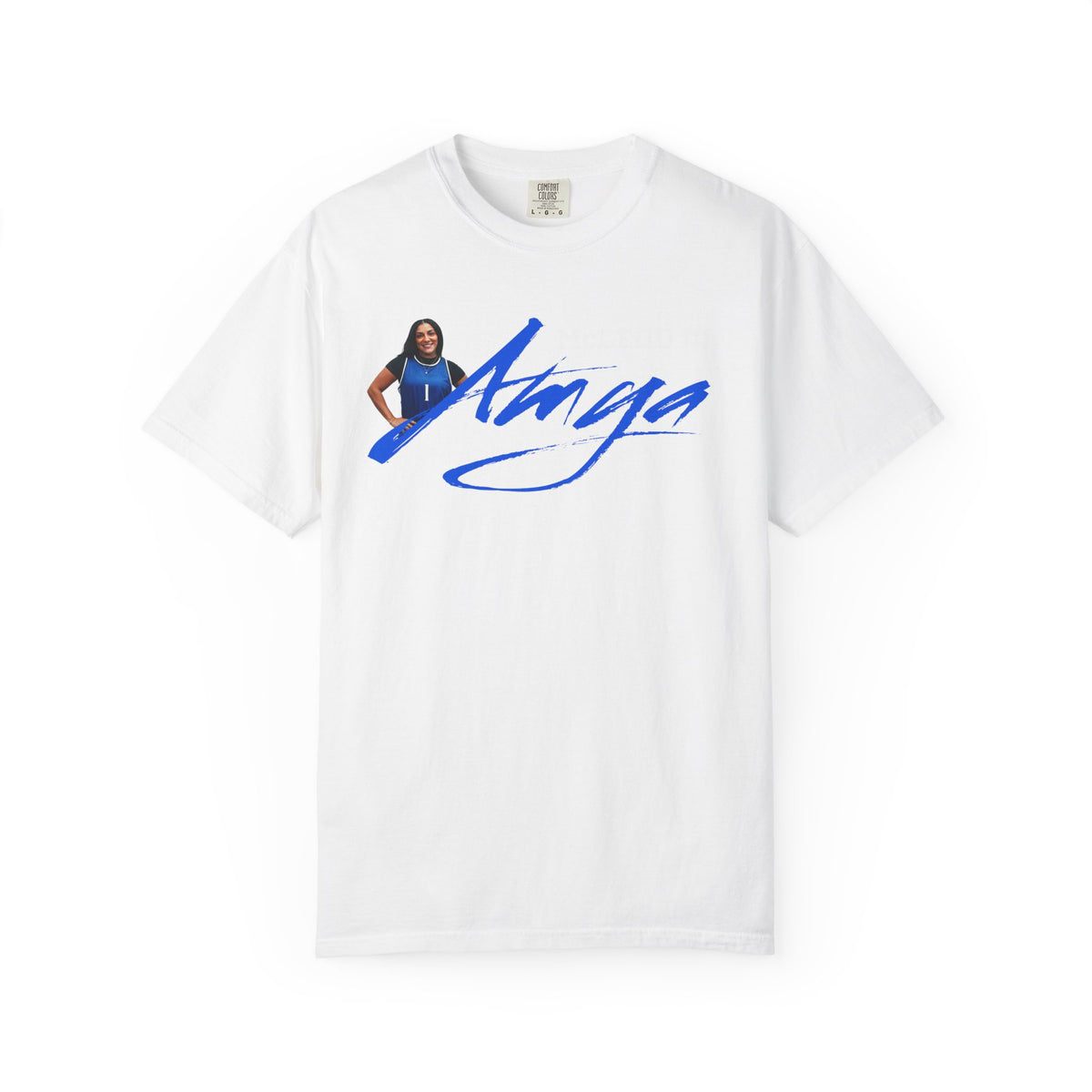Amya McLeod Cursive Name & Number Premium Tee