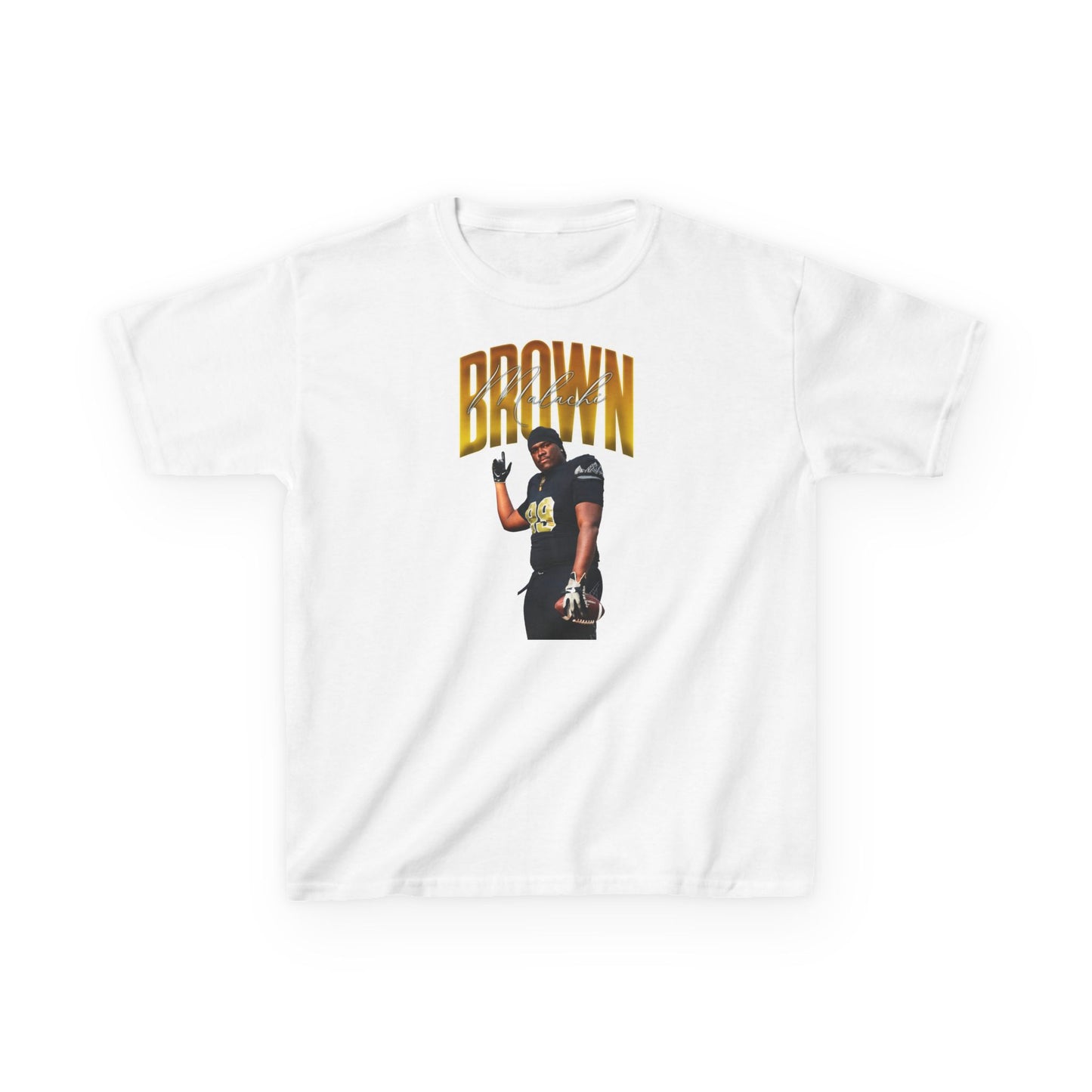 Malachi Brown Curved Combo Kids Tee
