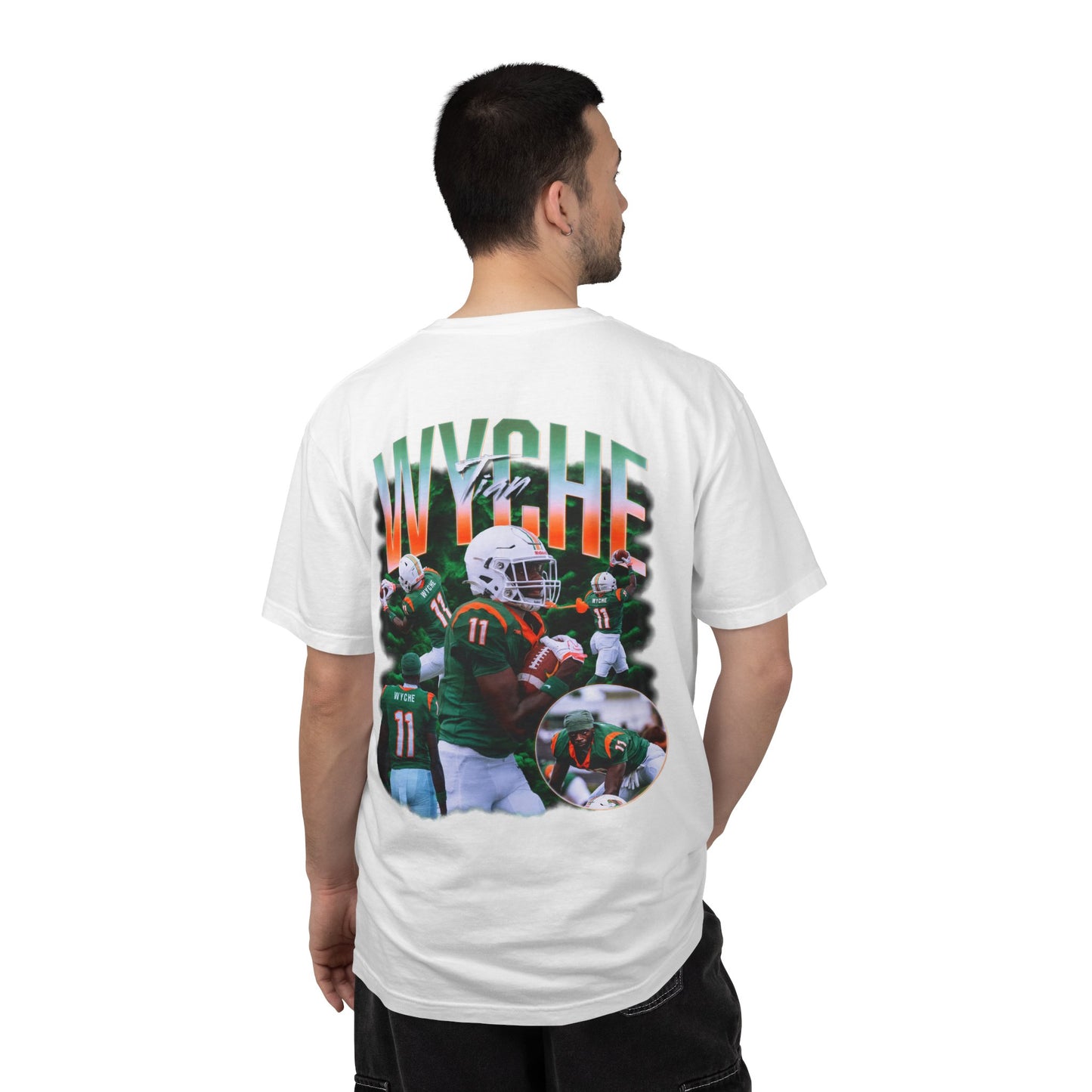 Tian Wyche Logo Front & Back Premium Tee