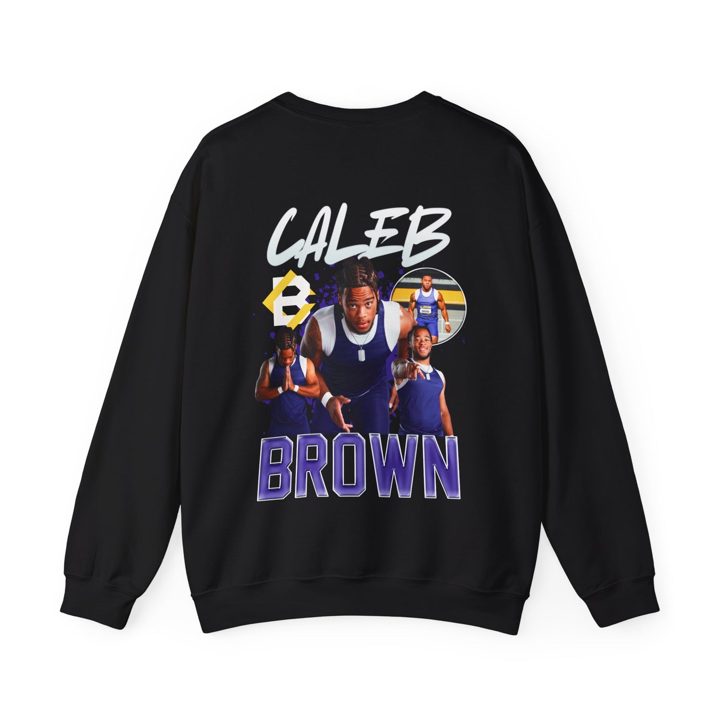 Caleb Brown Logo Front & Back Crewneck