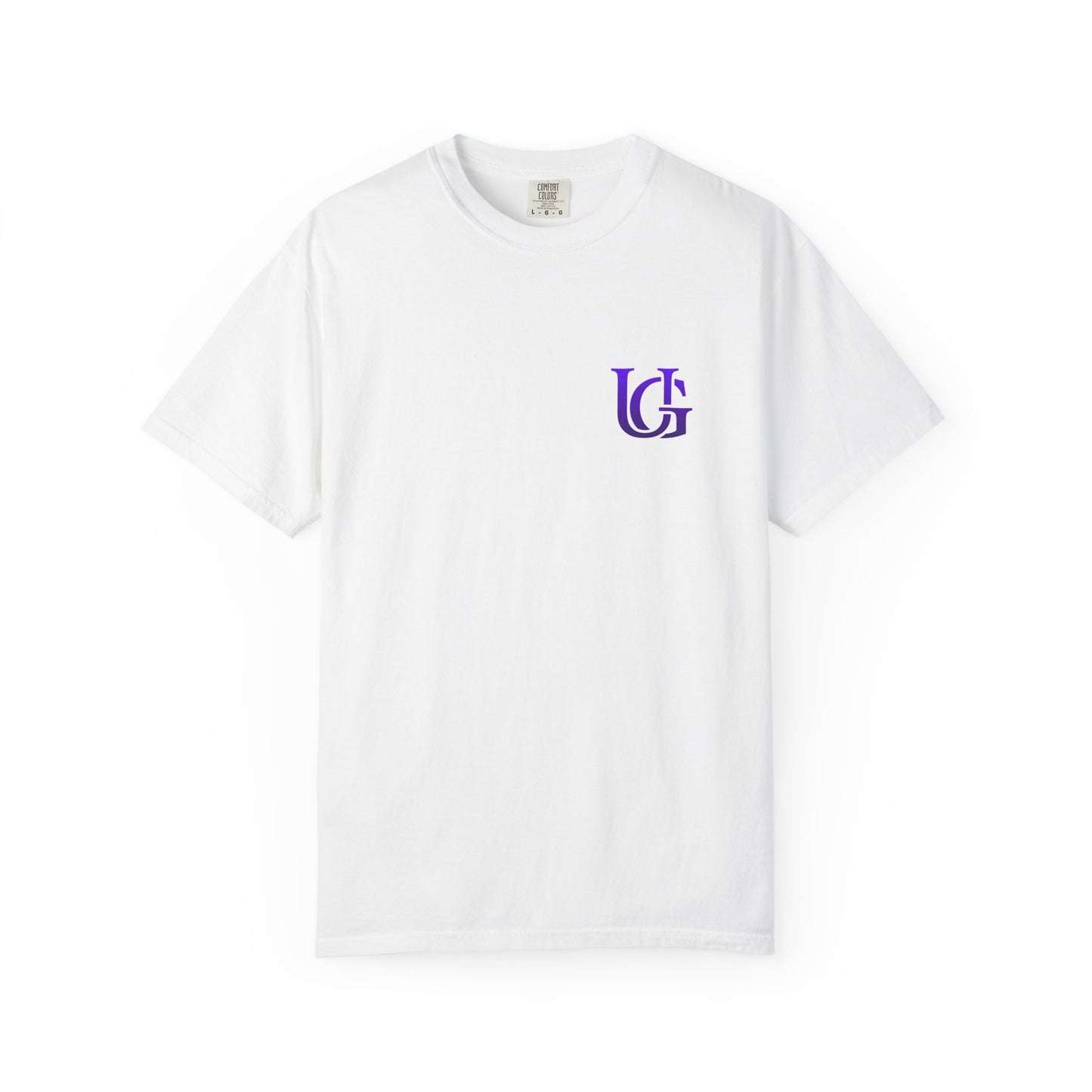 Uelese Grey Logo Front & Back Premium Tee