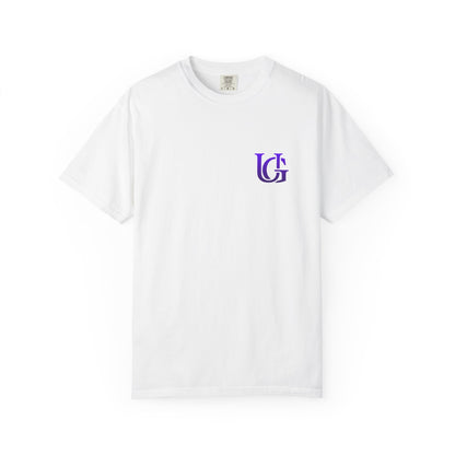 Uelese Grey Logo Front & Back Premium Tee