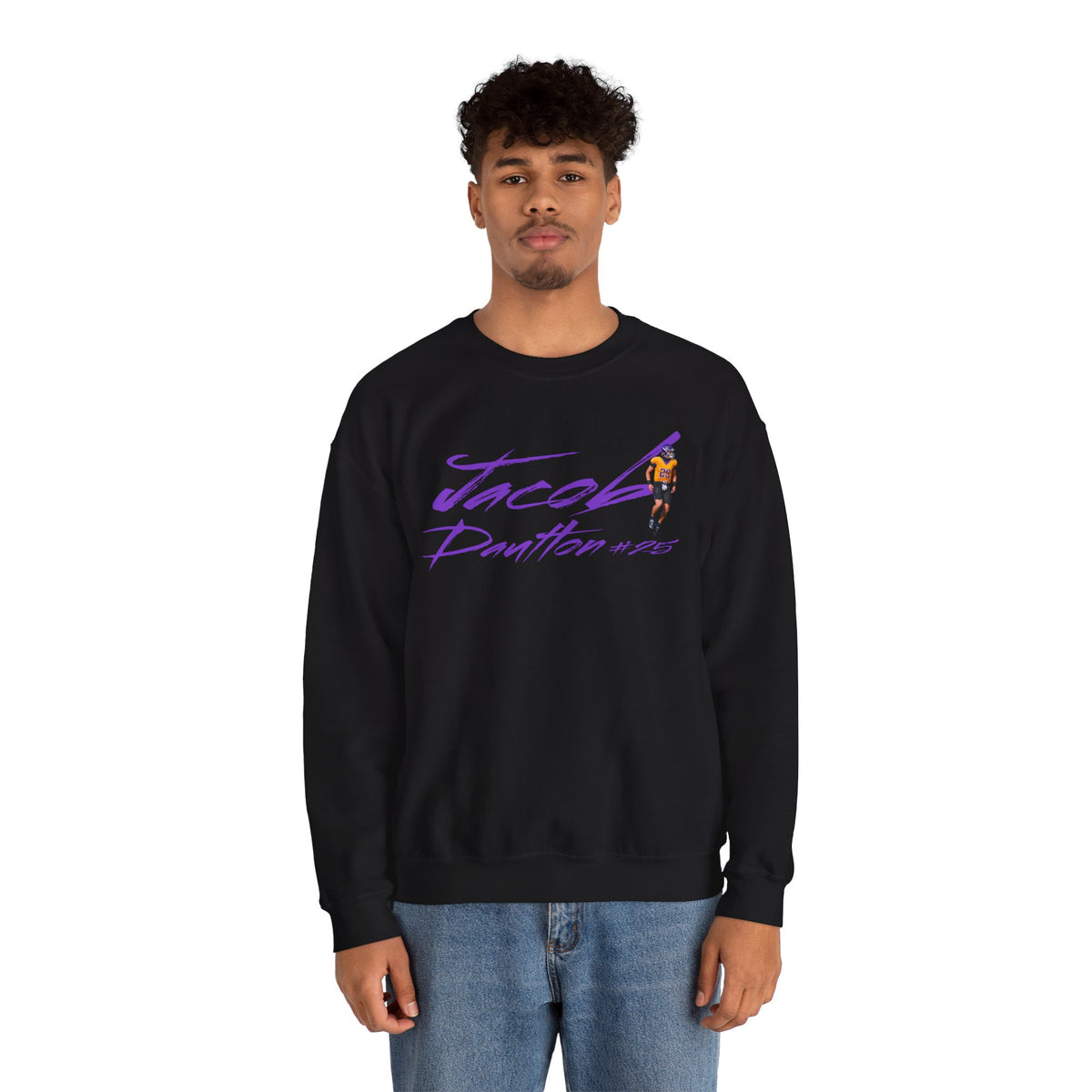 Jacob Daulton Cursive Crewneck Sweatshirt