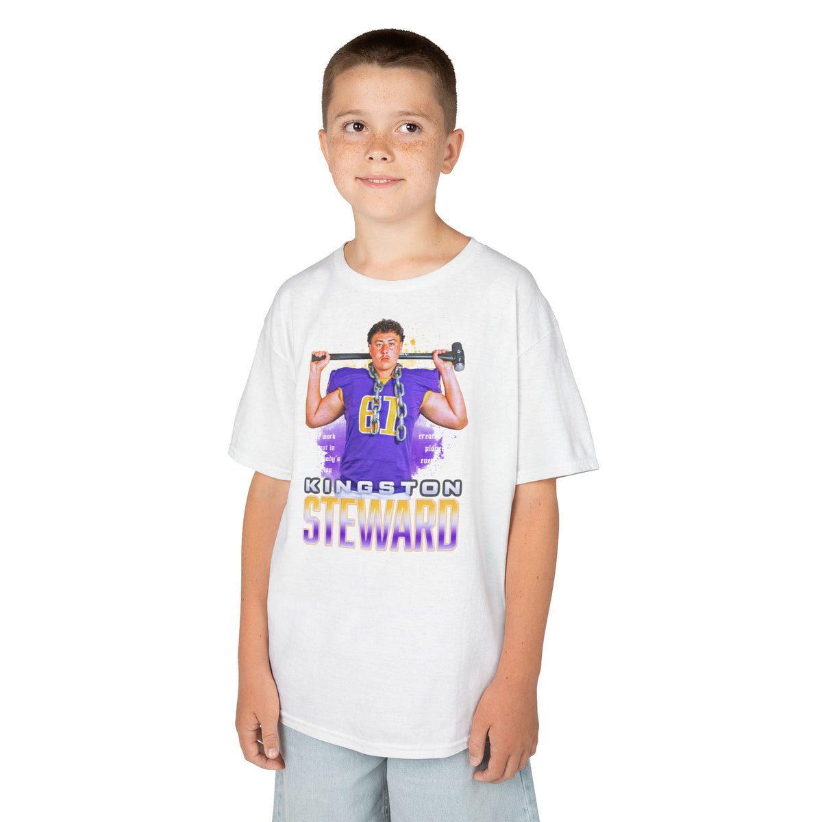 Kingston Steward Featured Quote Kids Tee