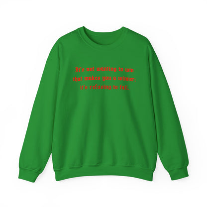 Christ Kore Quote Crewneck Sweatshirt