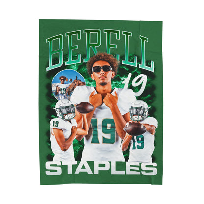 Berell Staples 60"-80" Plush Blanket