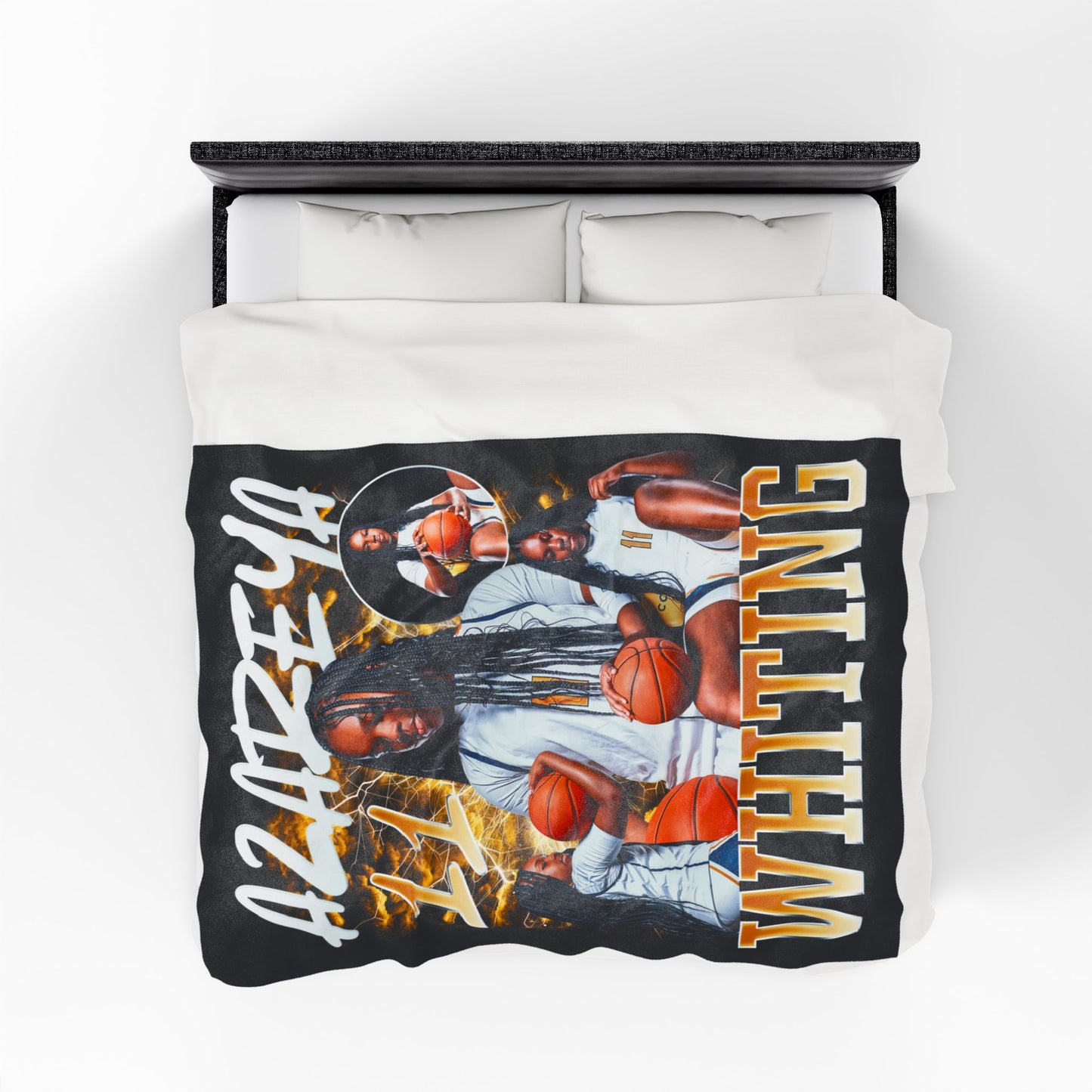 Azareya Whiting 60"-80" Plush Blanket