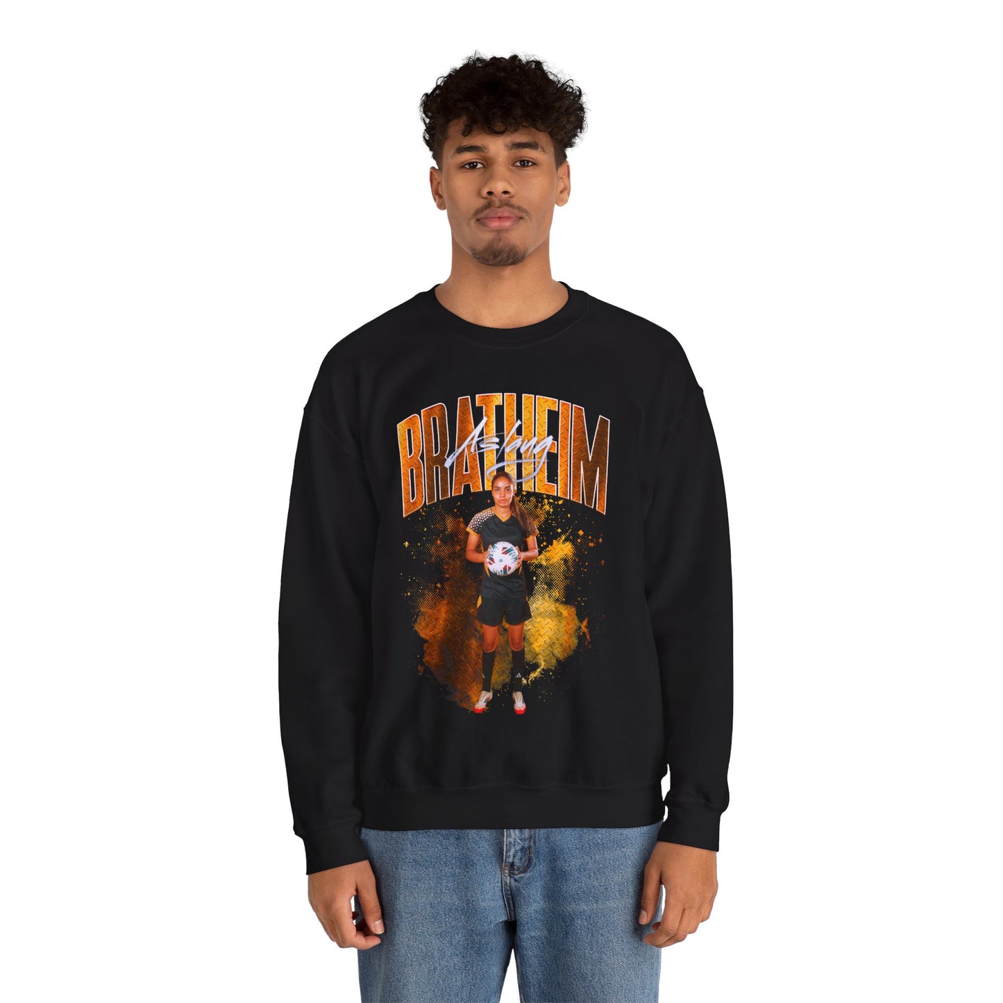 Aslaug Bratheim Big Last Name Crewneck Sweatshirt