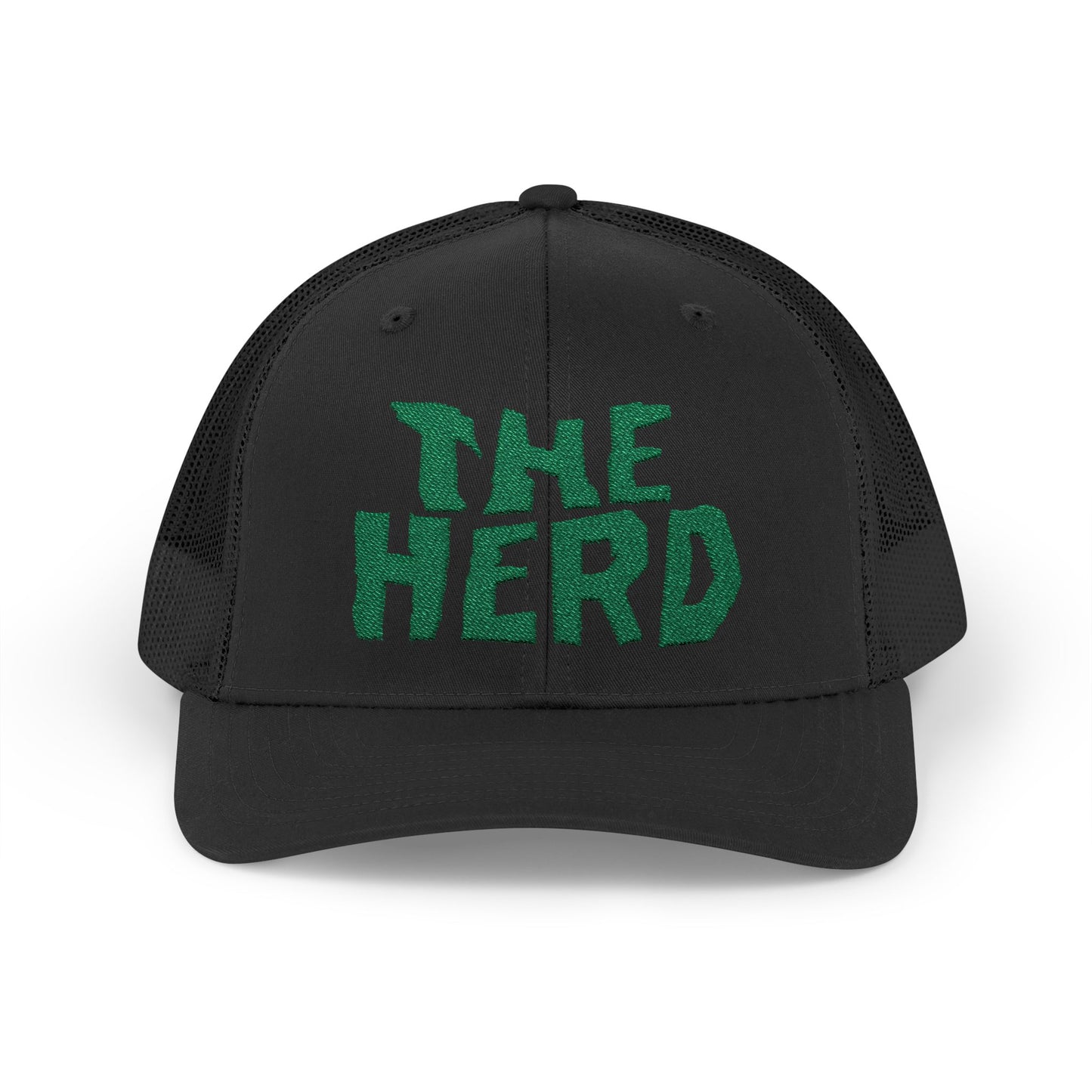 The Herd Black Snapback Trucker Cap