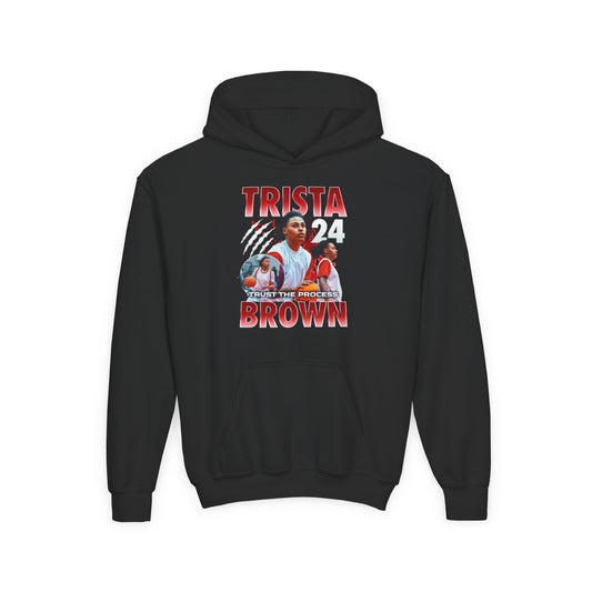 Trista Brown Kids Hoodie