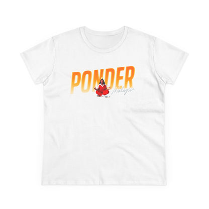 Malaysia Ponder Cursive Combo Women's Tee