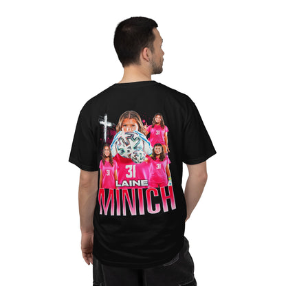 Laine Minich Logo Front & Back Premium Tee
