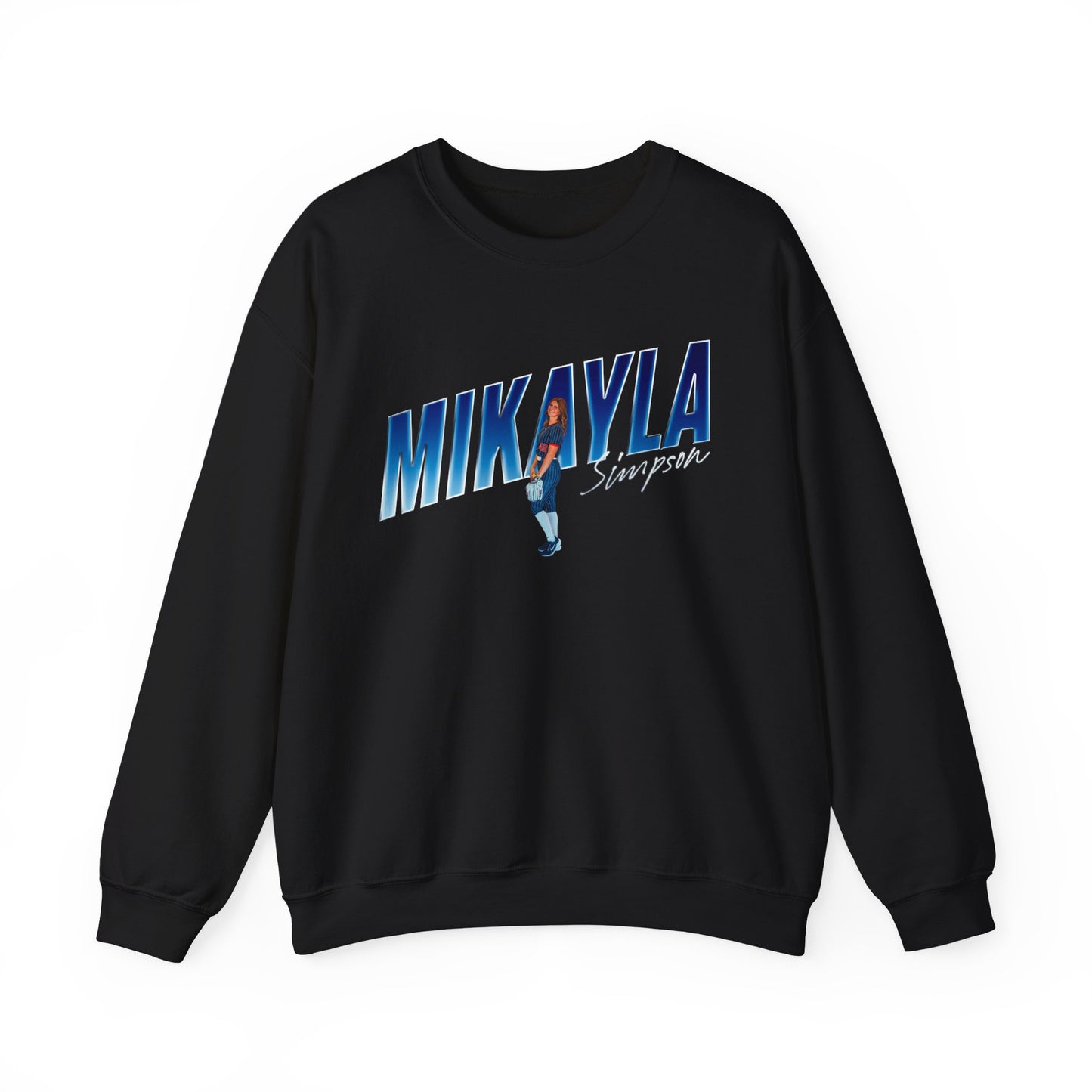 Mikayla Simpson Cursive Combo Crewneck Sweatshirt