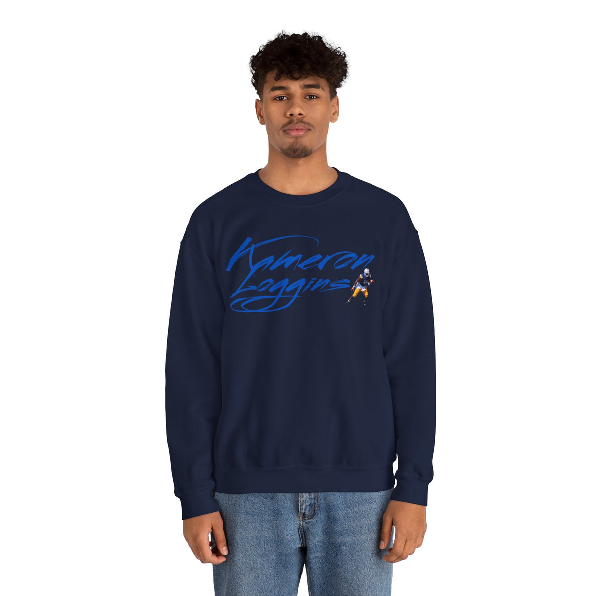 Kameron Loggins Cursive Crewneck Sweatshirt