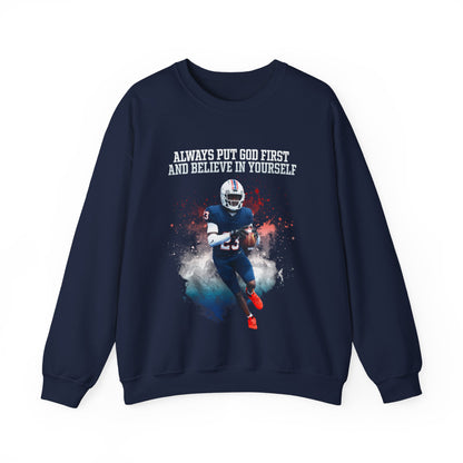 Abdullah Ahmad Featured Quote Crewneck Sweatshirt