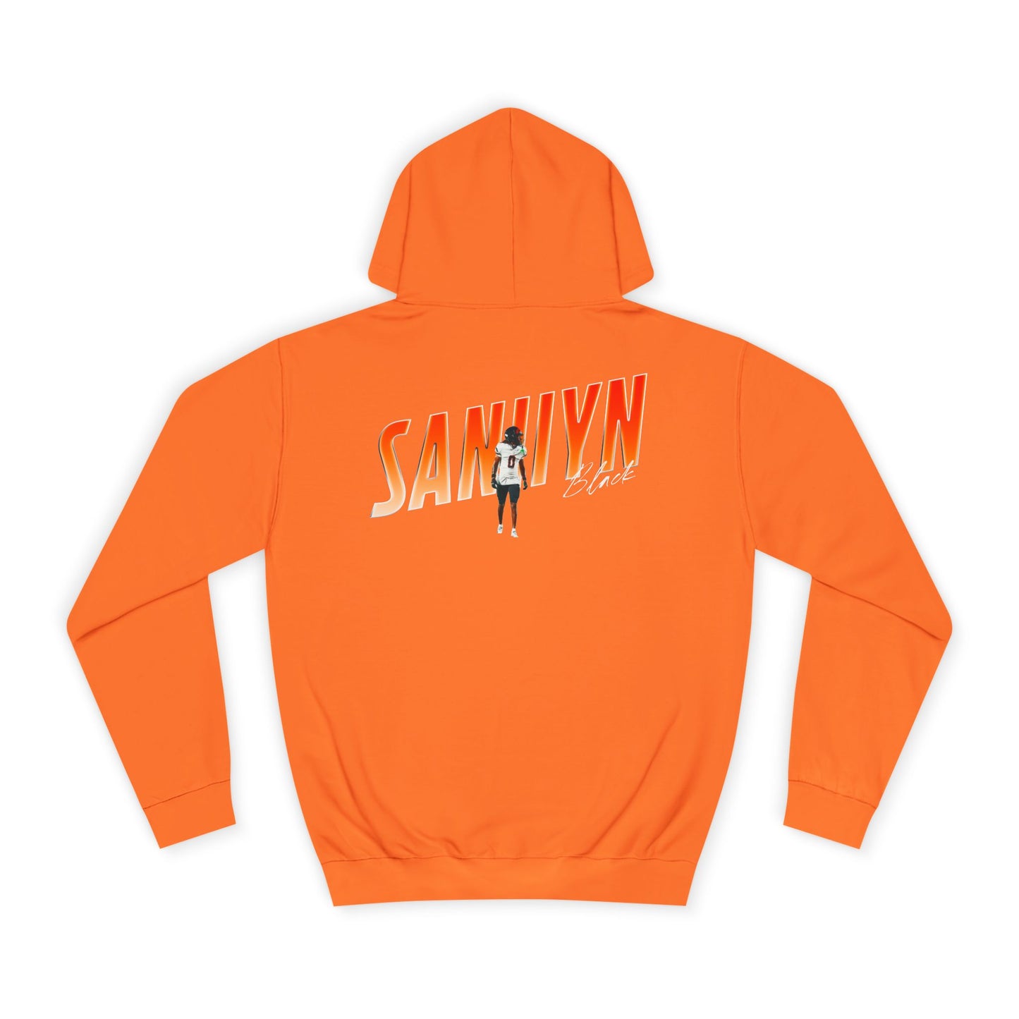 Saniiyn Black Cursive Combo Colored Premium Hoodie