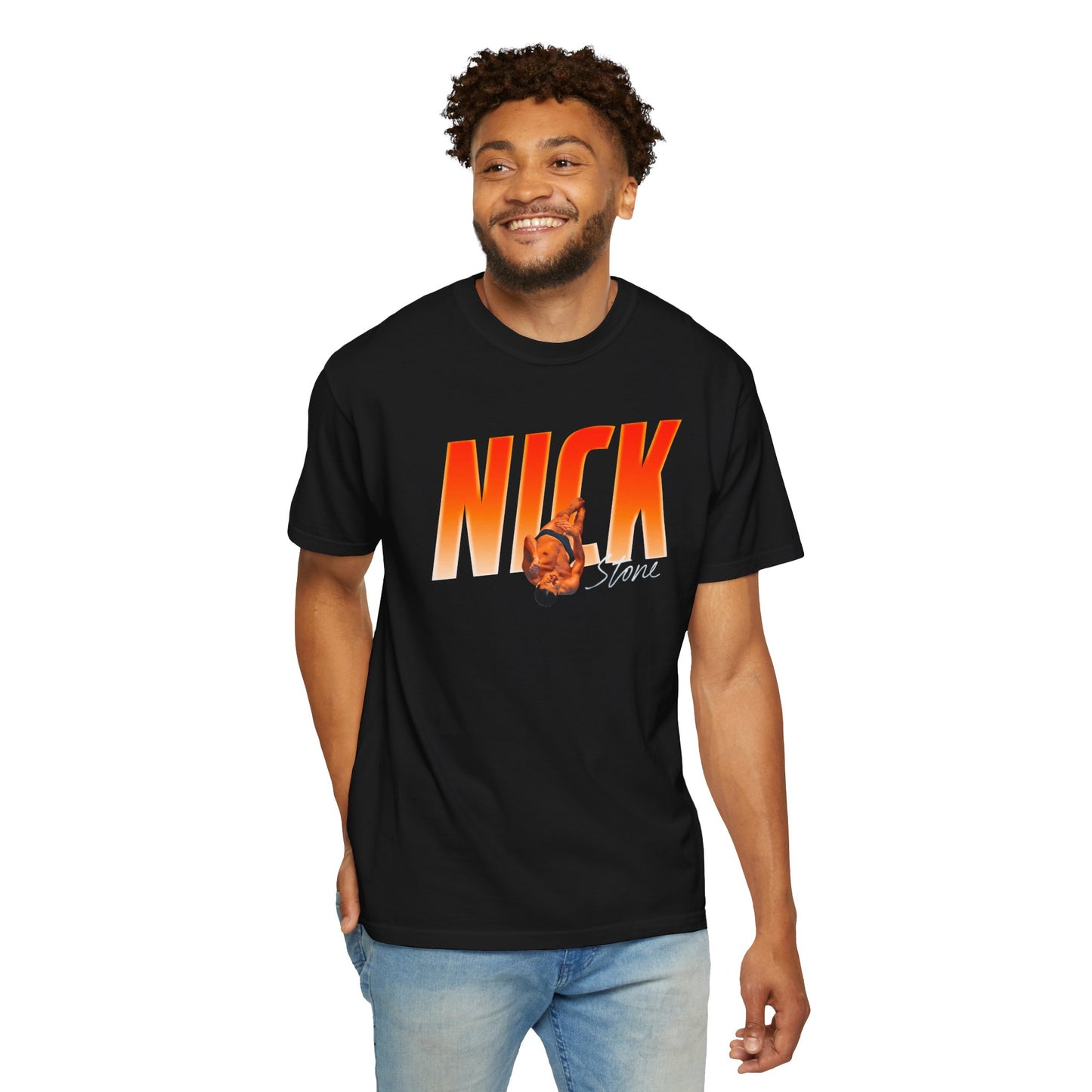 Nick Stone Cursive Combo Colored Premium Tee