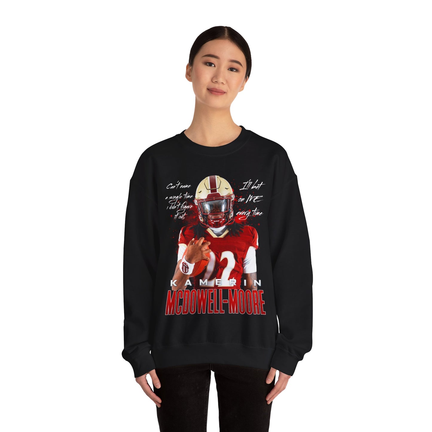 Kamerin McDowell-Moore Featured Quote Crewneck Sweatshirt