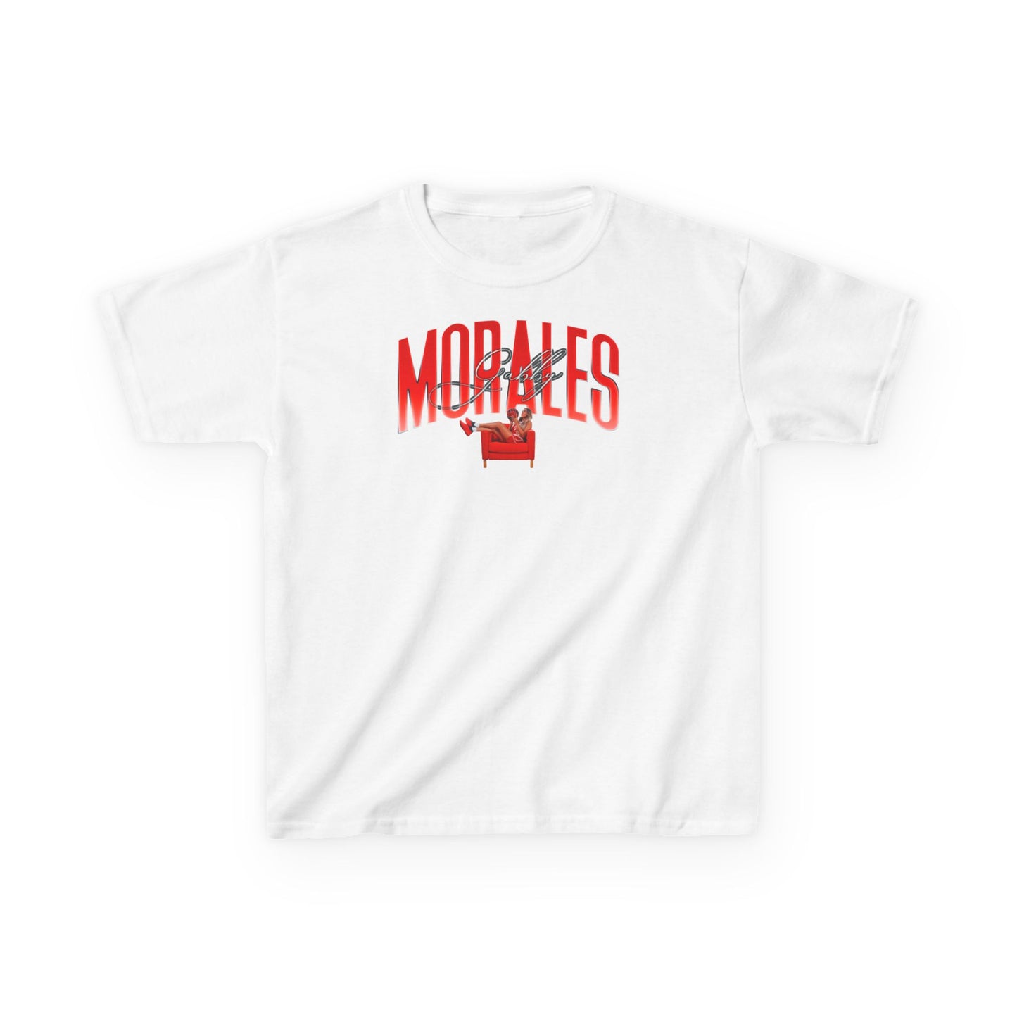 Gabby Morales Big Last Name Kids Tee