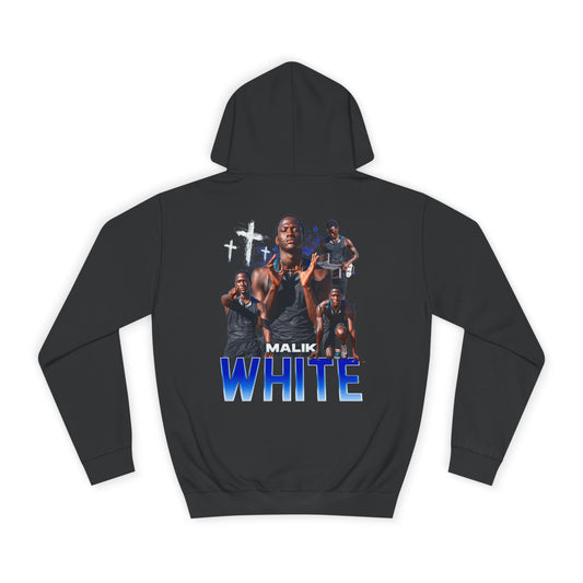 Malik White Faith Based Premium Hoodie