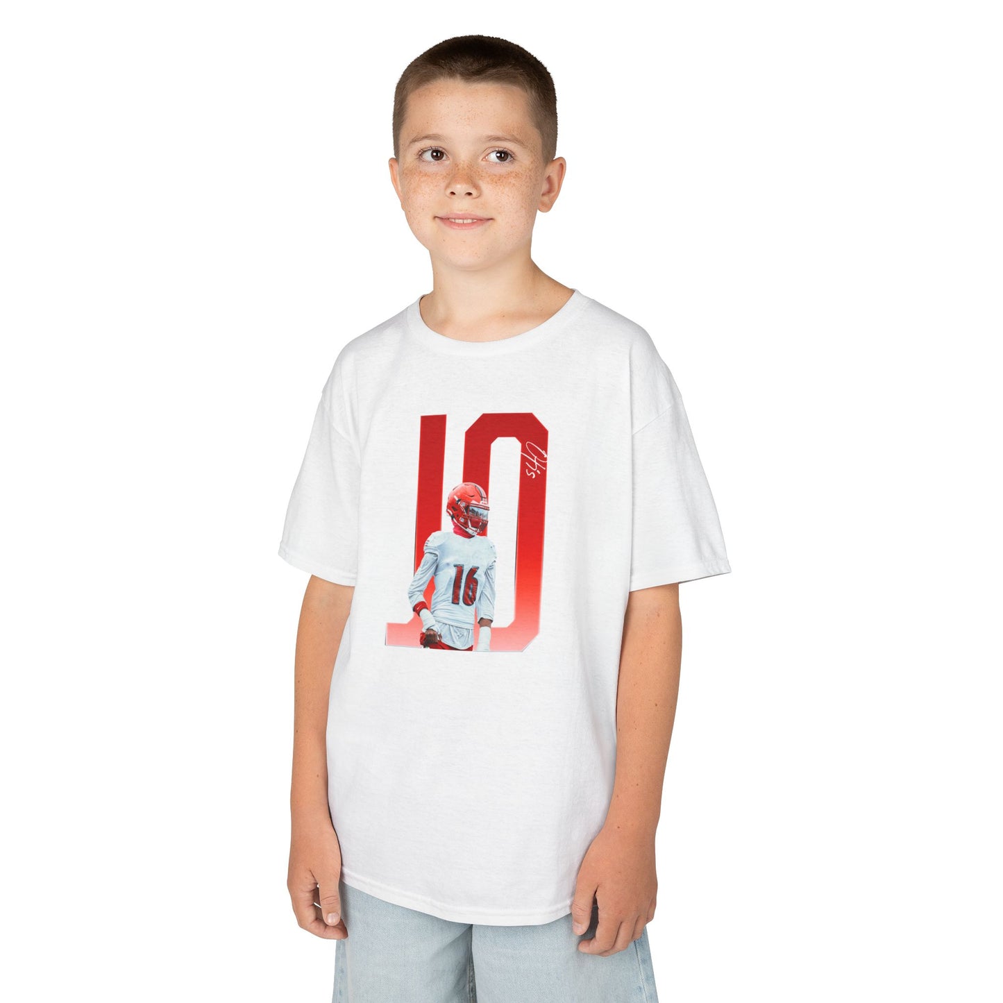 James Otis Player Icon Initials Kids Tee