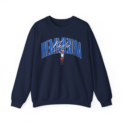 Khylie Remmenga Curved Combo Colored Crewneck Sweatshirt