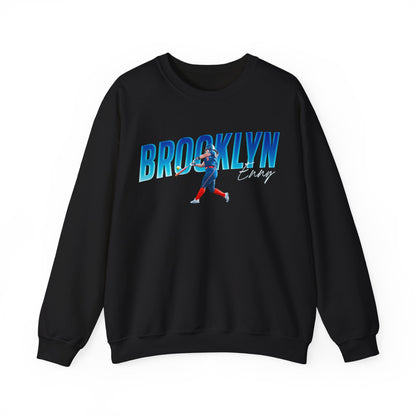 Brooklyn Enny Cursive Combo Colored Crewneck Sweatshirt