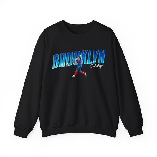 Brooklyn Enny Cursive Combo Colored Crewneck Sweatshirt