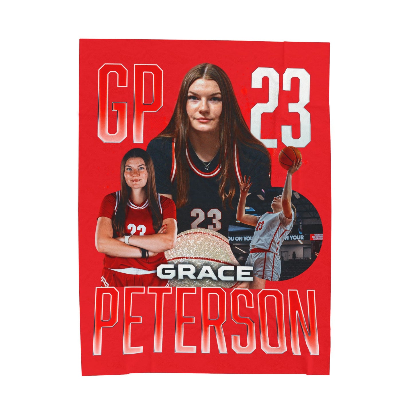 Grace Peterson 60"-80" Plush Blanket