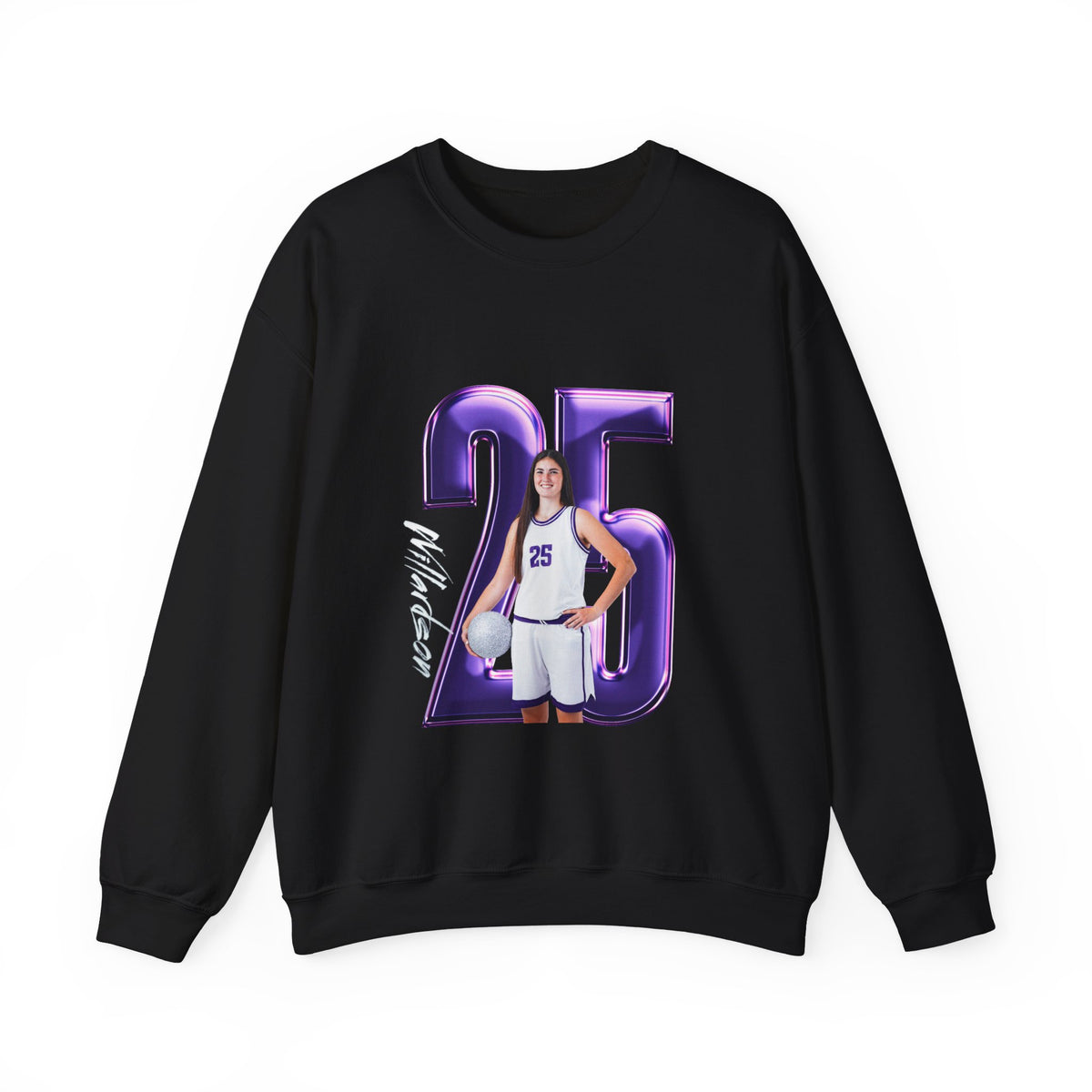 Nicole Willardson Player Icon Number Crewneck Sweatshirt