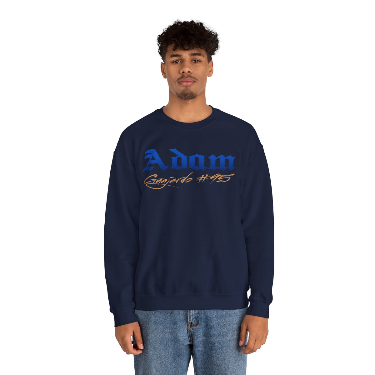 Adam Guajardo Cursive Crewneck Sweatshirt