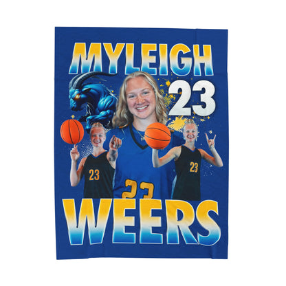 Myleigh Weers 60"-80" Plush Blanket