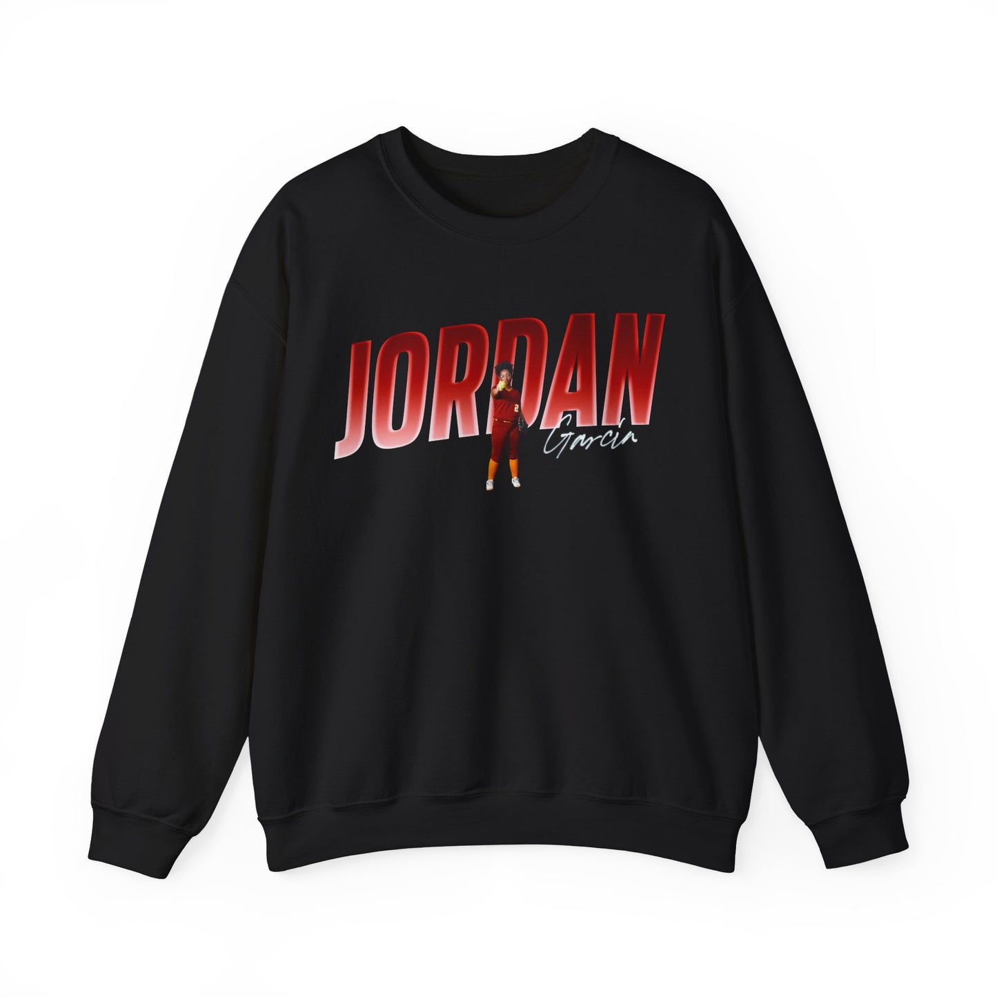 Jordan Garcia Cursive Combo Colored Crewneck Sweatshirt