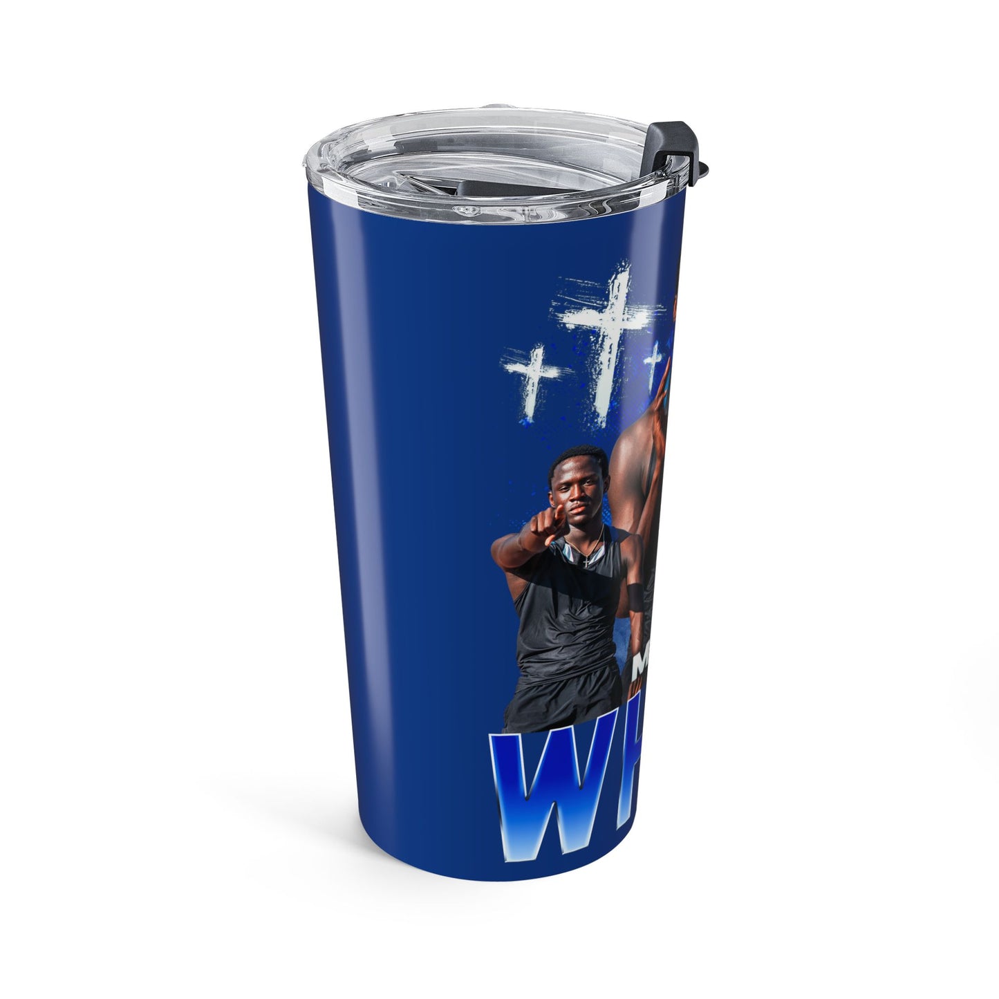 Malik White Faith Based 20oz Tumbler