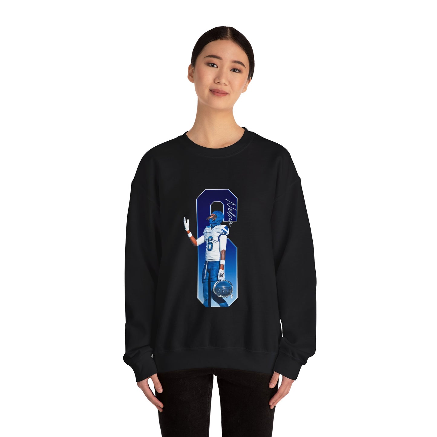 Eric Nelson Player Icon Number Crewneck Sweatshirt